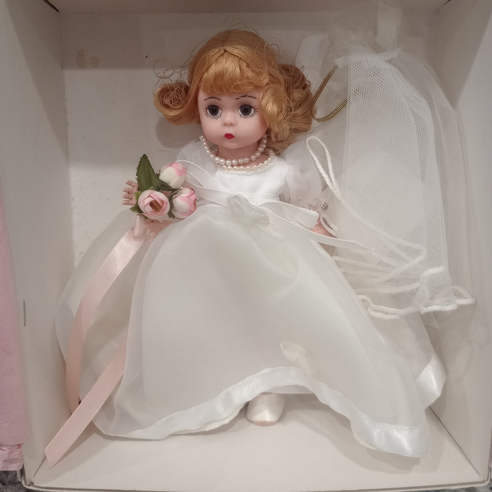 Madame Alexander Bride Doll with White and Pink Details